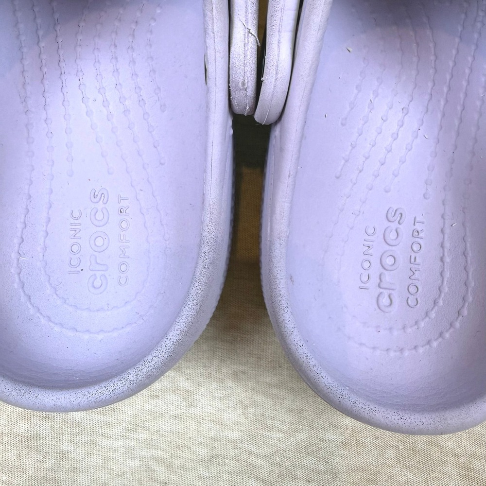 Kids Crocs Classic Clog Lavender Purple Size C13 Slip On Shoes - Picture 2 of 5
